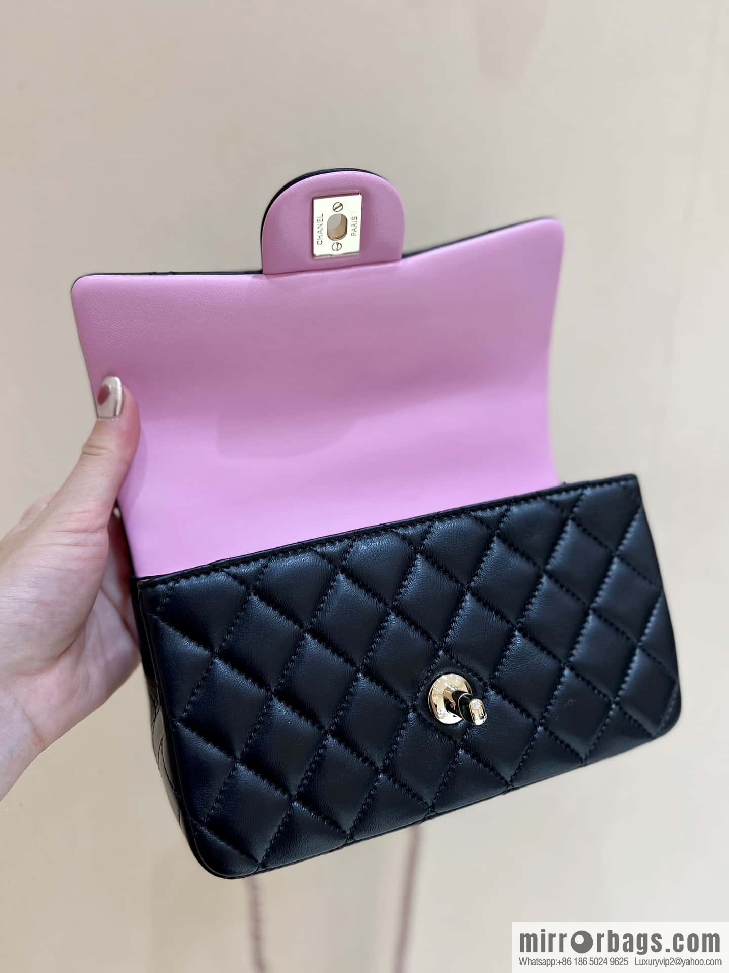 CHANEL classic cf mini handle AS2431