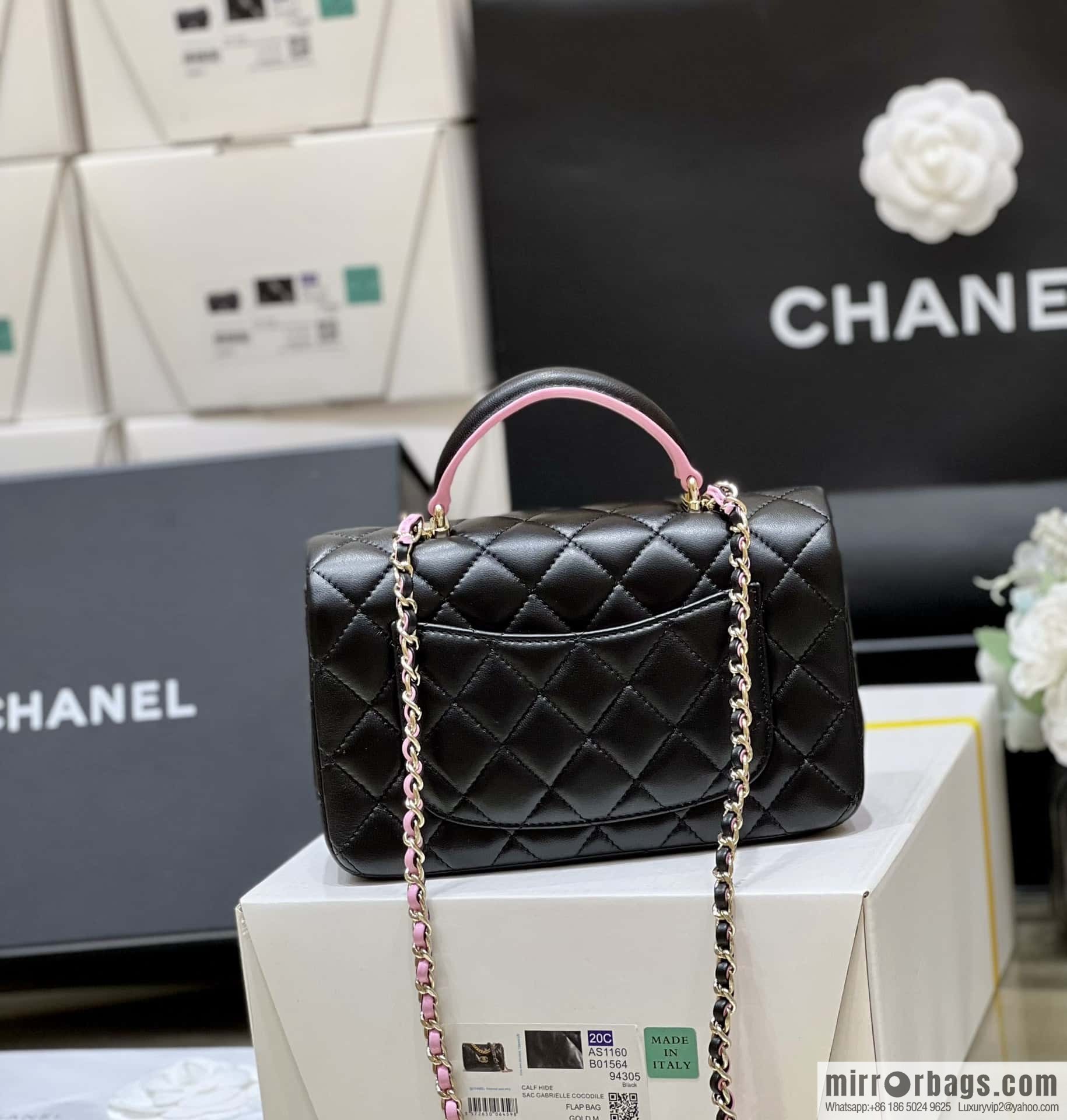 CHANEL classic cf mini handle AS2431