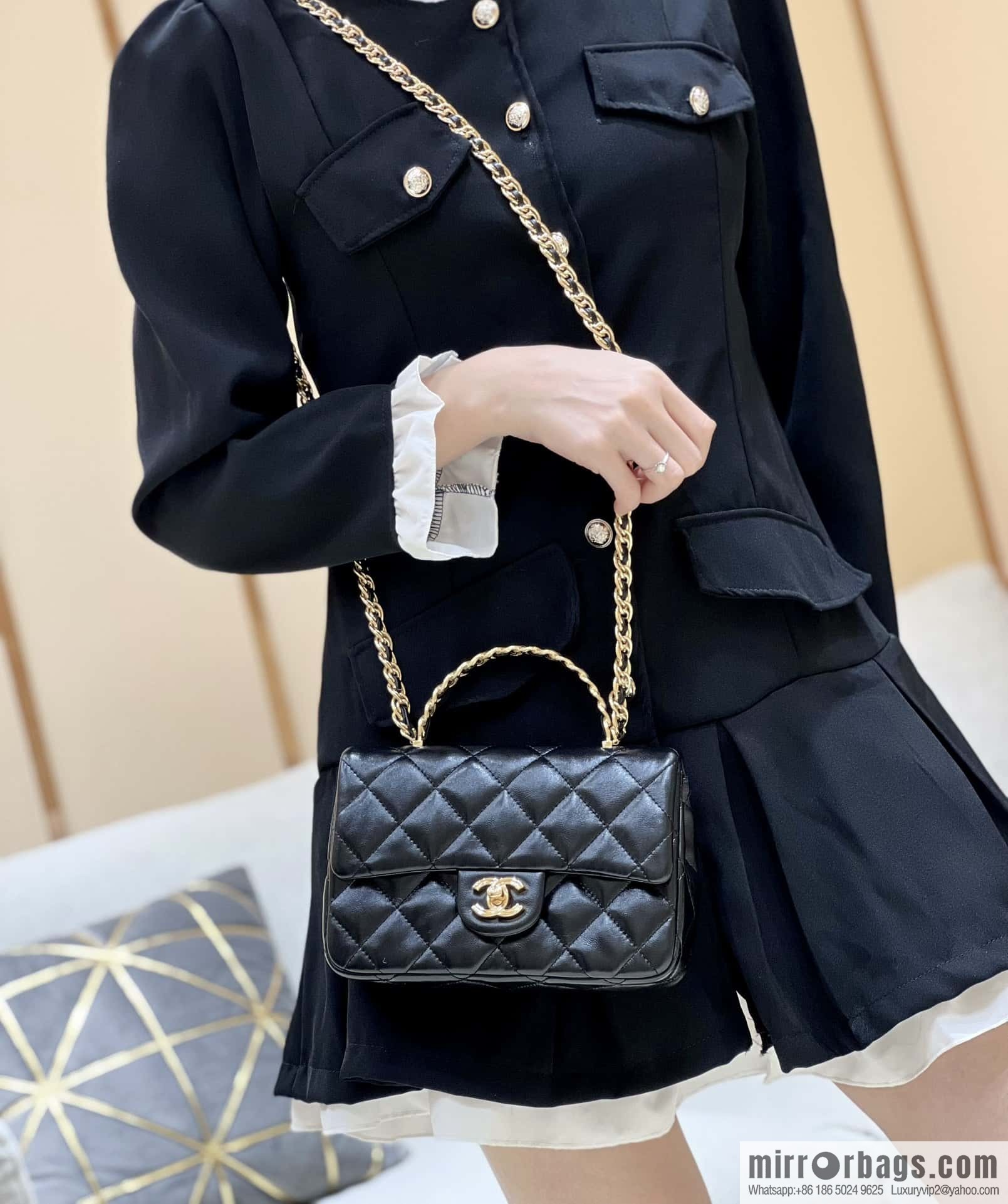 CHANEL 23S spring and summer series CF handle mini AS4023