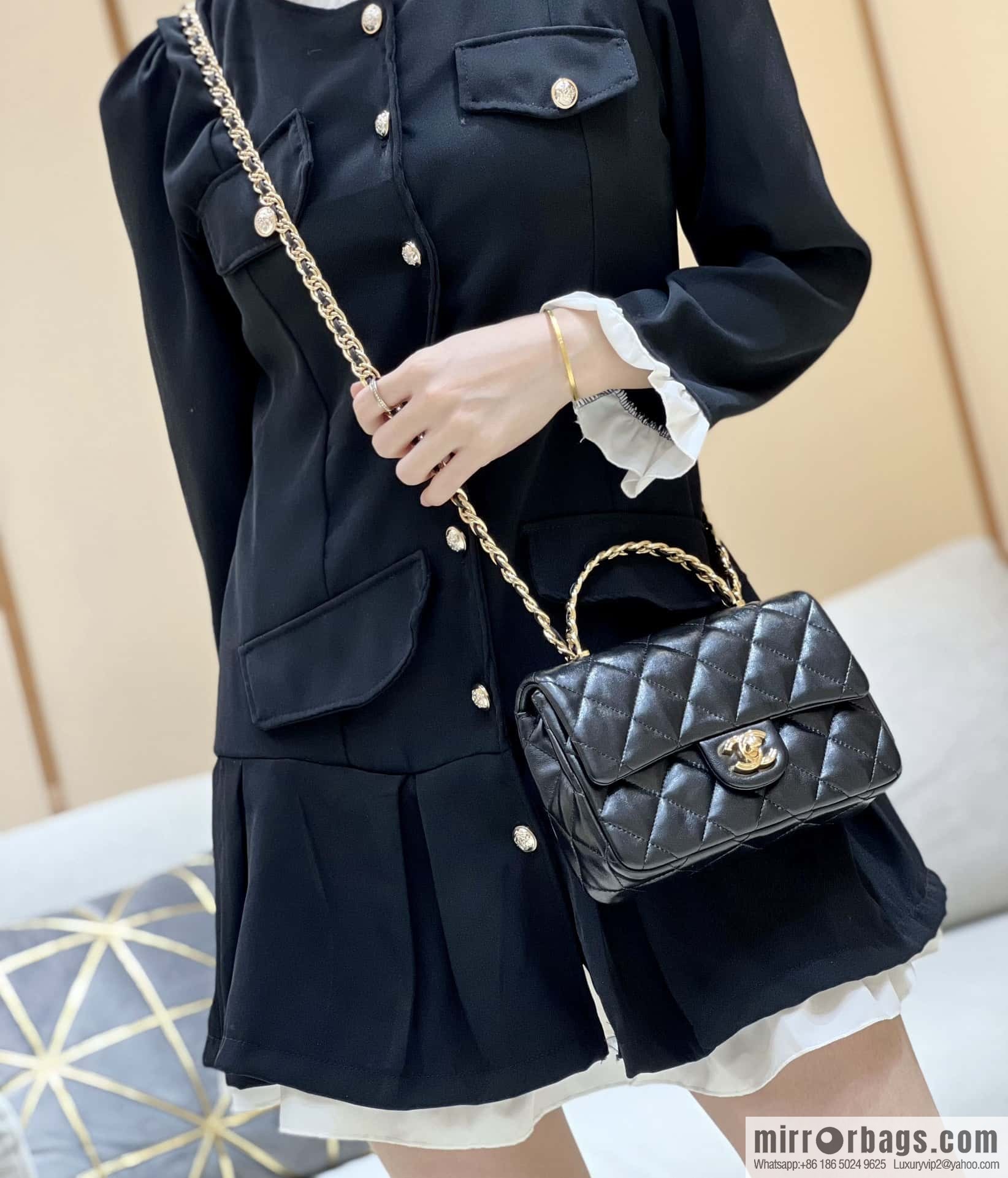 CHANEL 23S spring and summer series CF handle mini AS4023