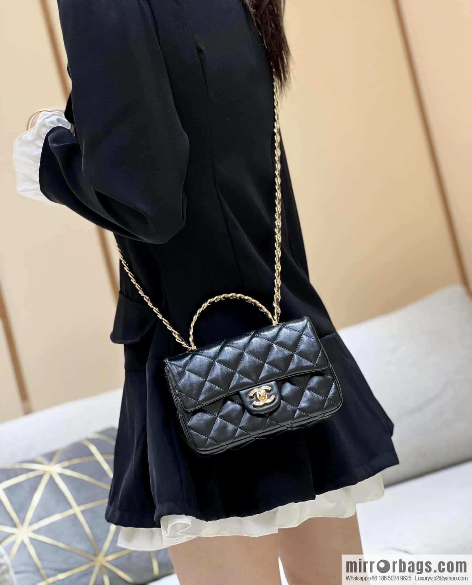 CHANEL 23S spring and summer series CF handle mini AS4023
