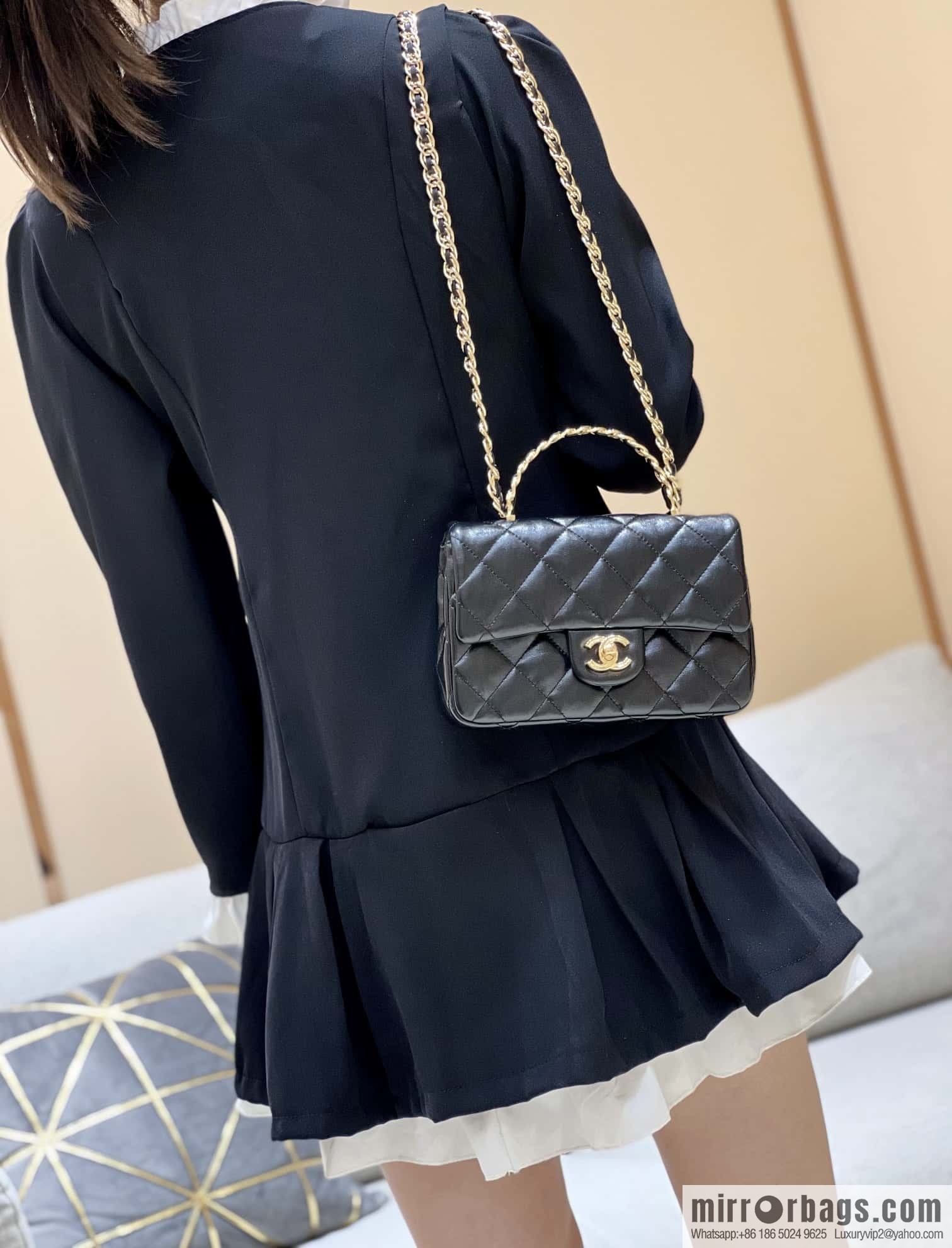 CHANEL 23S spring and summer series CF handle mini AS4023