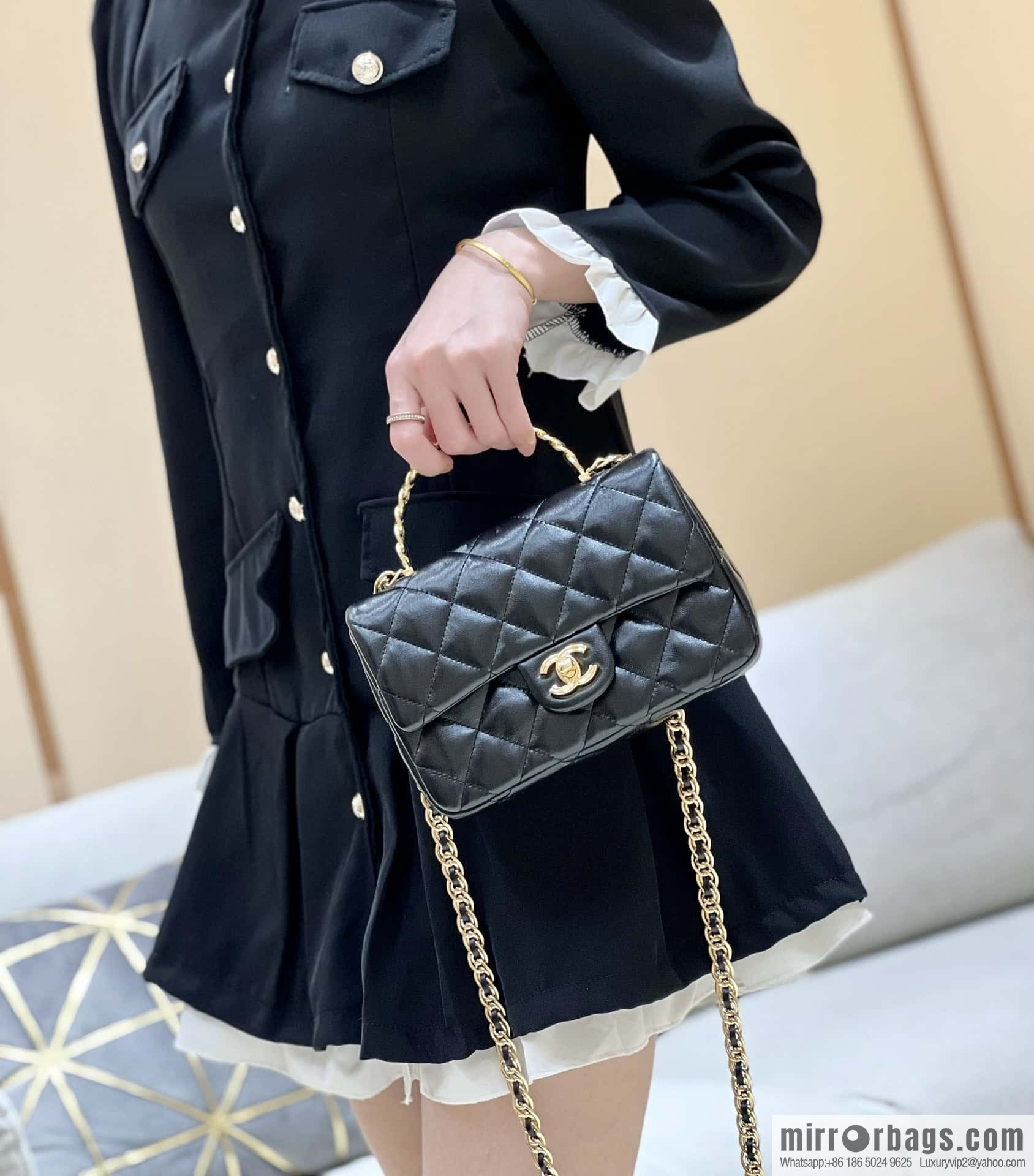 CHANEL 23S spring and summer series CF handle mini AS4023