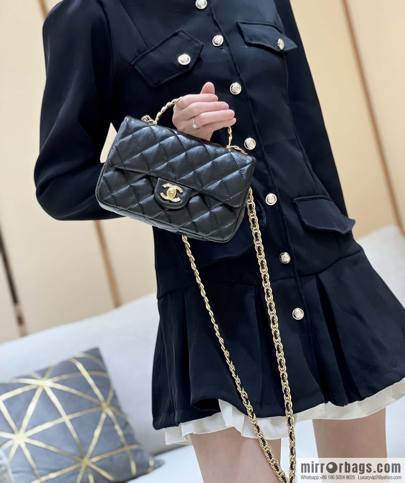 CHANEL 23S spring and summer series CF handle mini AS4023