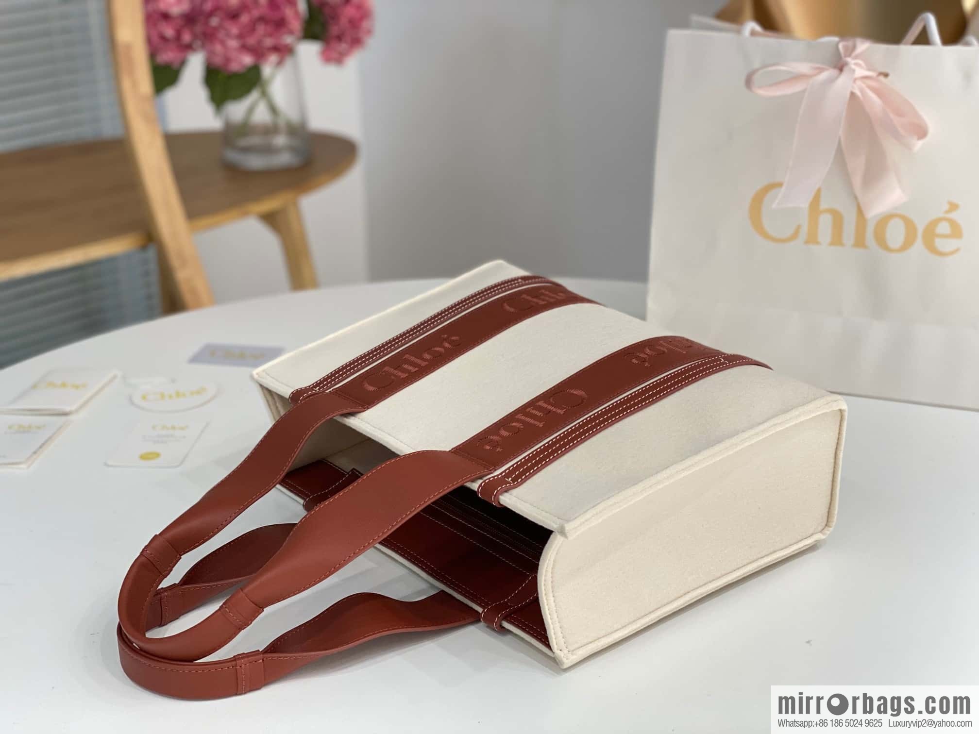 Chloe new felt woody 🐑 with leather, medium 37CM