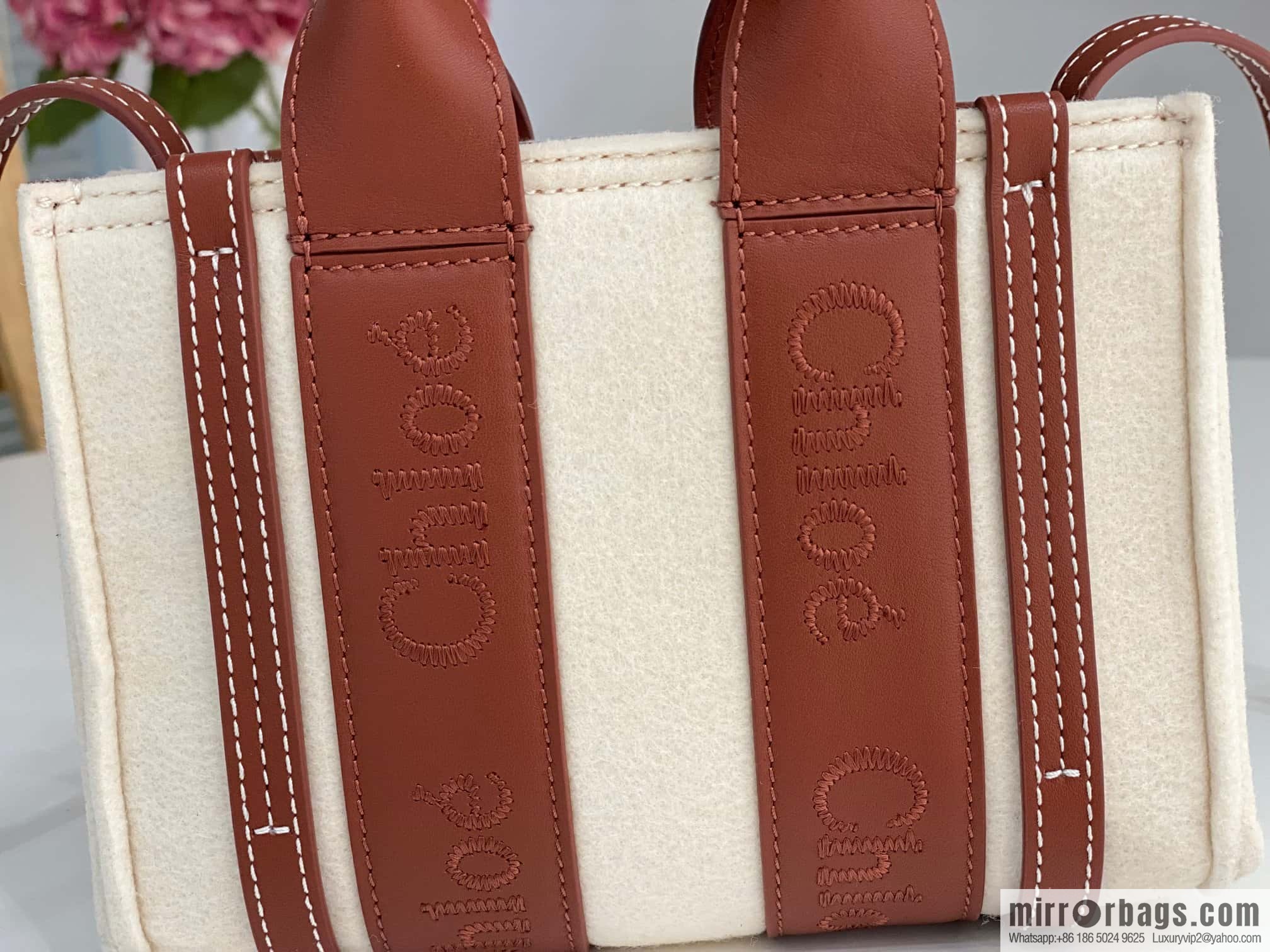 Chloe new felt woody 🐑 with leather Mini20CM