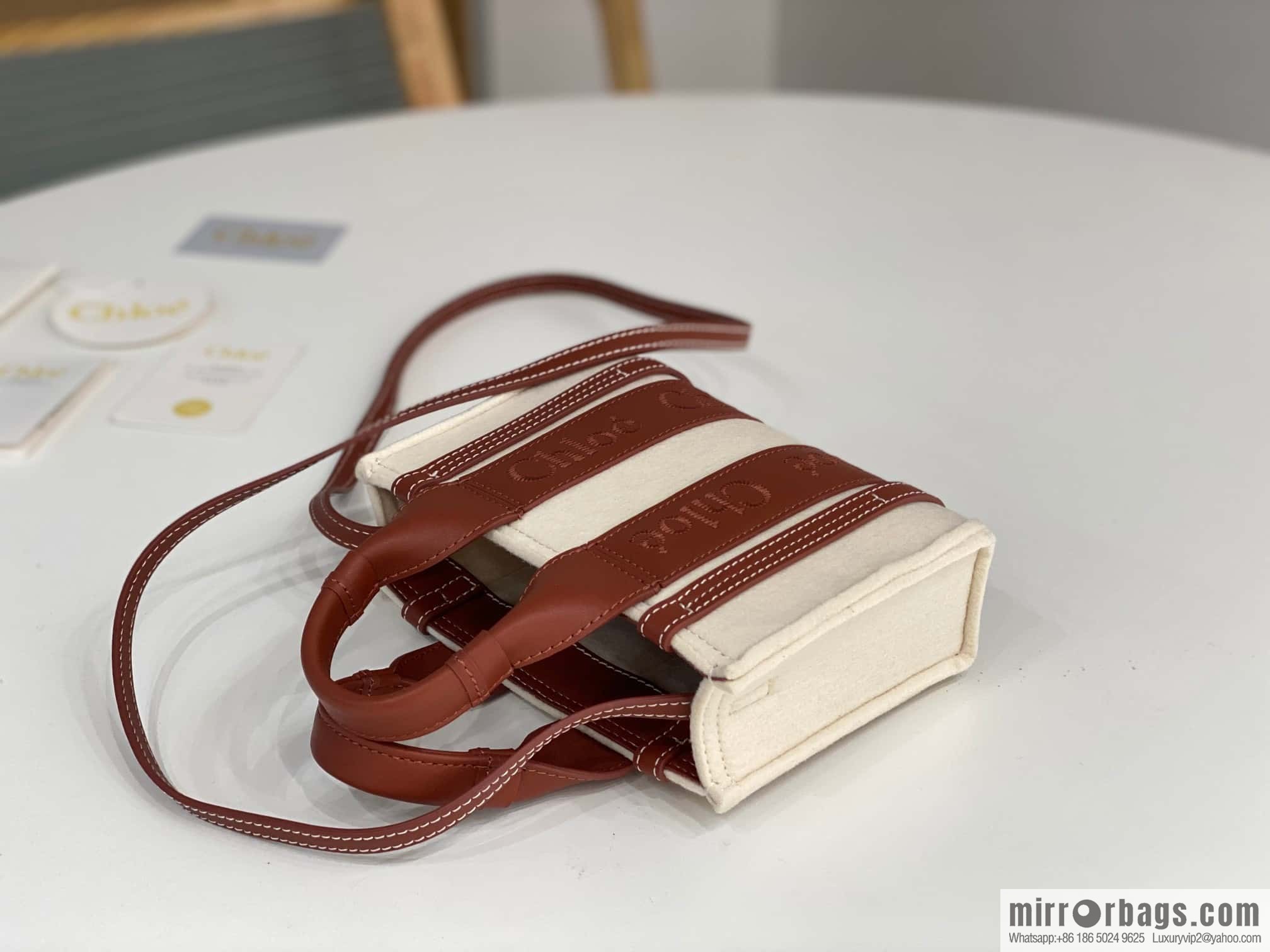 Chloe new felt woody 🐑 with leather Mini20CM
