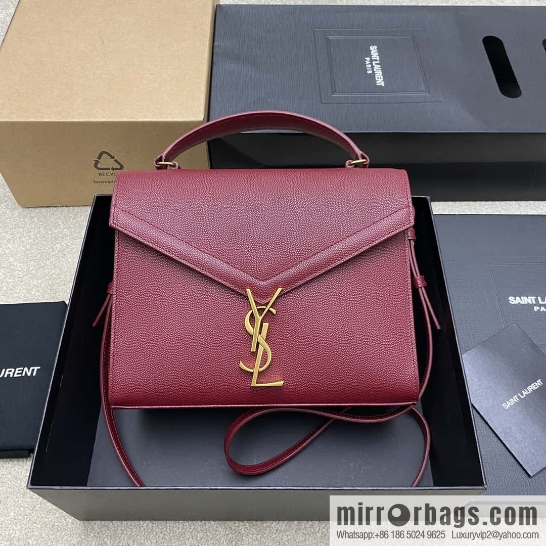 CASSANDRA series new products Original caviar leather embossing burgundy ball pattern/gold buckle Model: 578000
