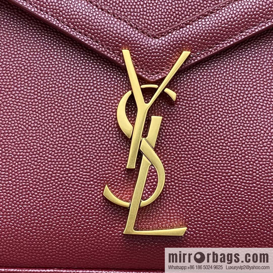 CASSANDRA series new products Original caviar leather embossing burgundy ball pattern/gold buckle Model: 578000