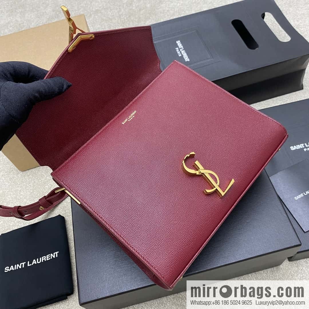 CASSANDRA series new products Original caviar leather embossing burgundy ball pattern/gold buckle Model: 578000