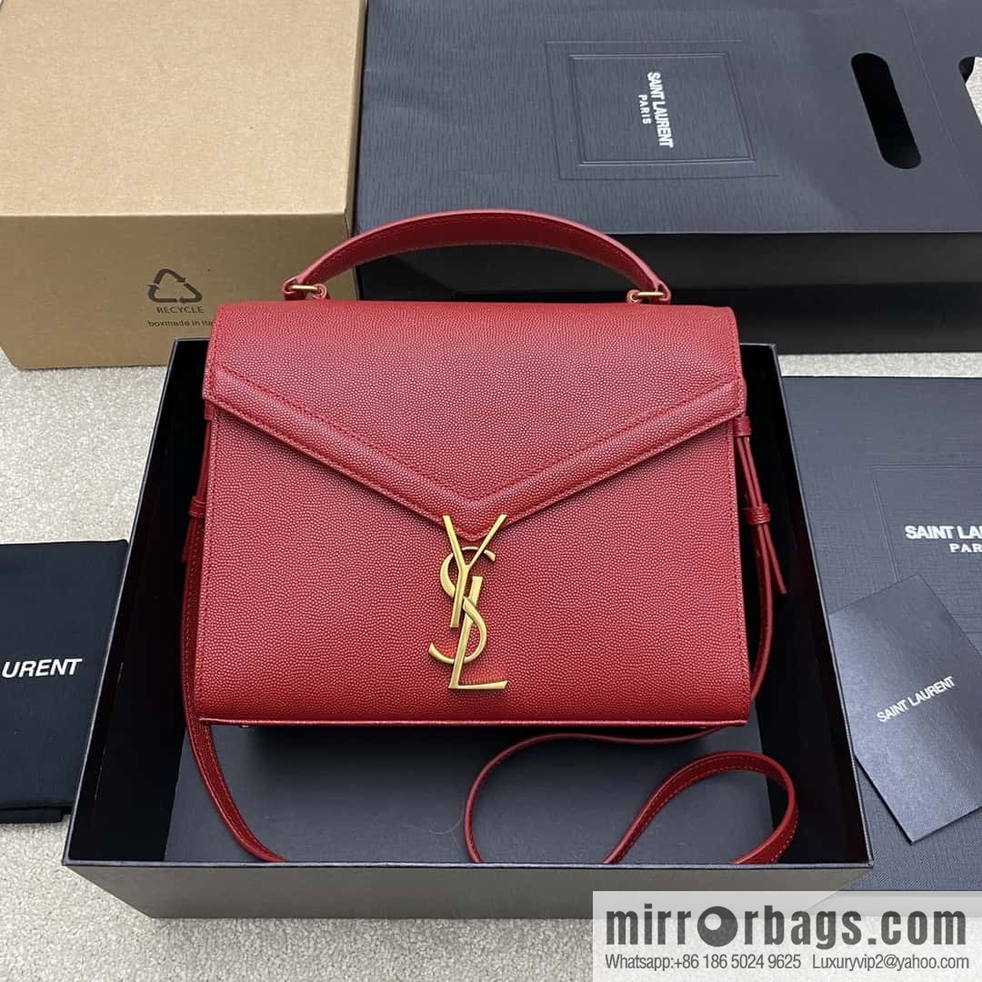 CASSANDRA series new product original caviar leather embossing big red ball pattern/gold buckle Model: 578000