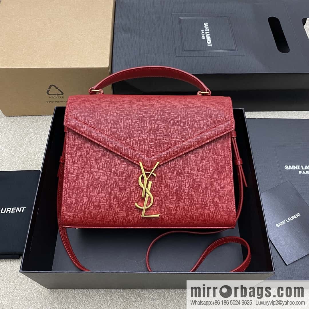 CASSANDRA series new product original caviar leather embossing big red ball pattern/gold buckle Model: 578000