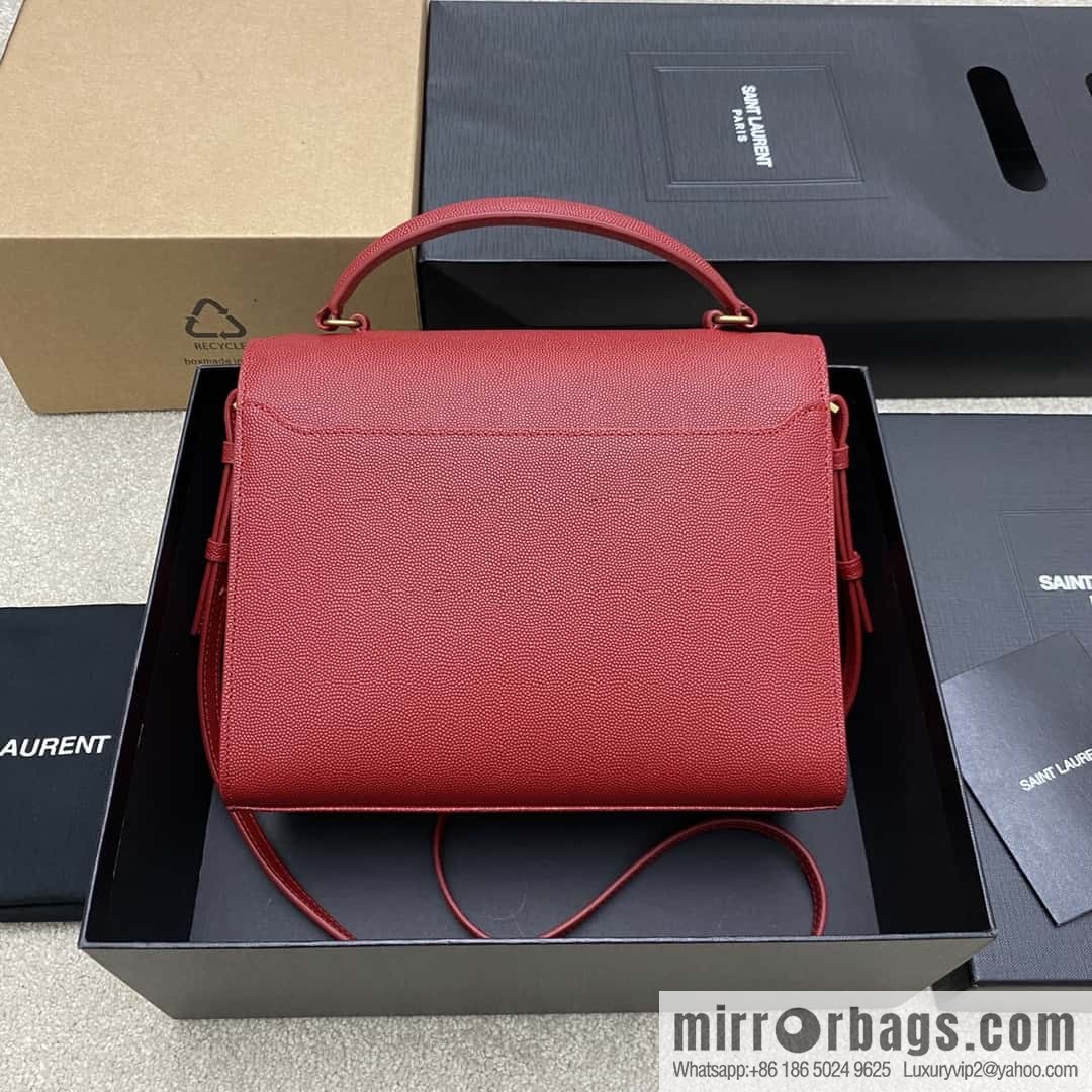 CASSANDRA series new product original caviar leather embossing big red ball pattern/gold buckle Model: 578000