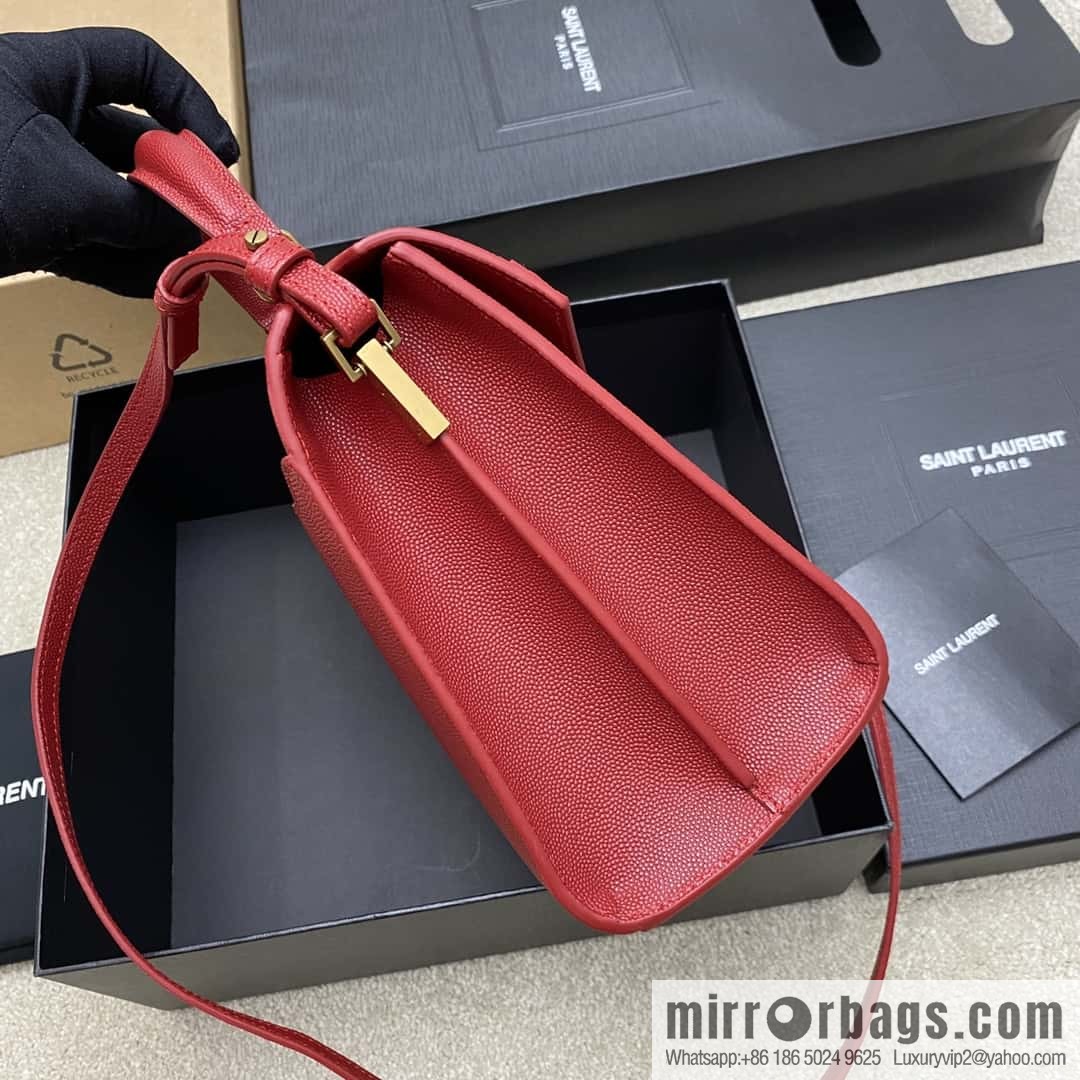 CASSANDRA series new product original caviar leather embossing big red ball pattern/gold buckle Model: 578000