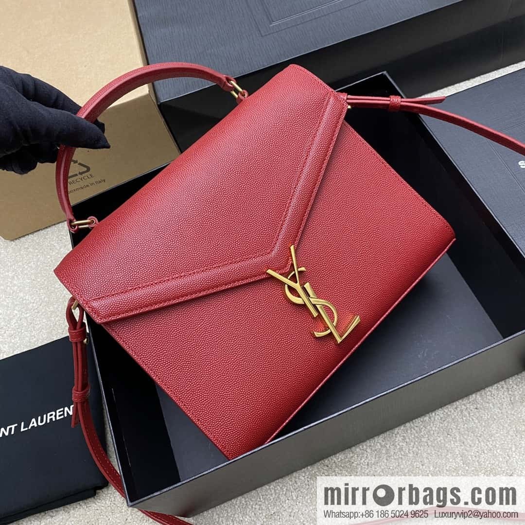 CASSANDRA series new product original caviar leather embossing big red ball pattern/gold buckle Model: 578000
