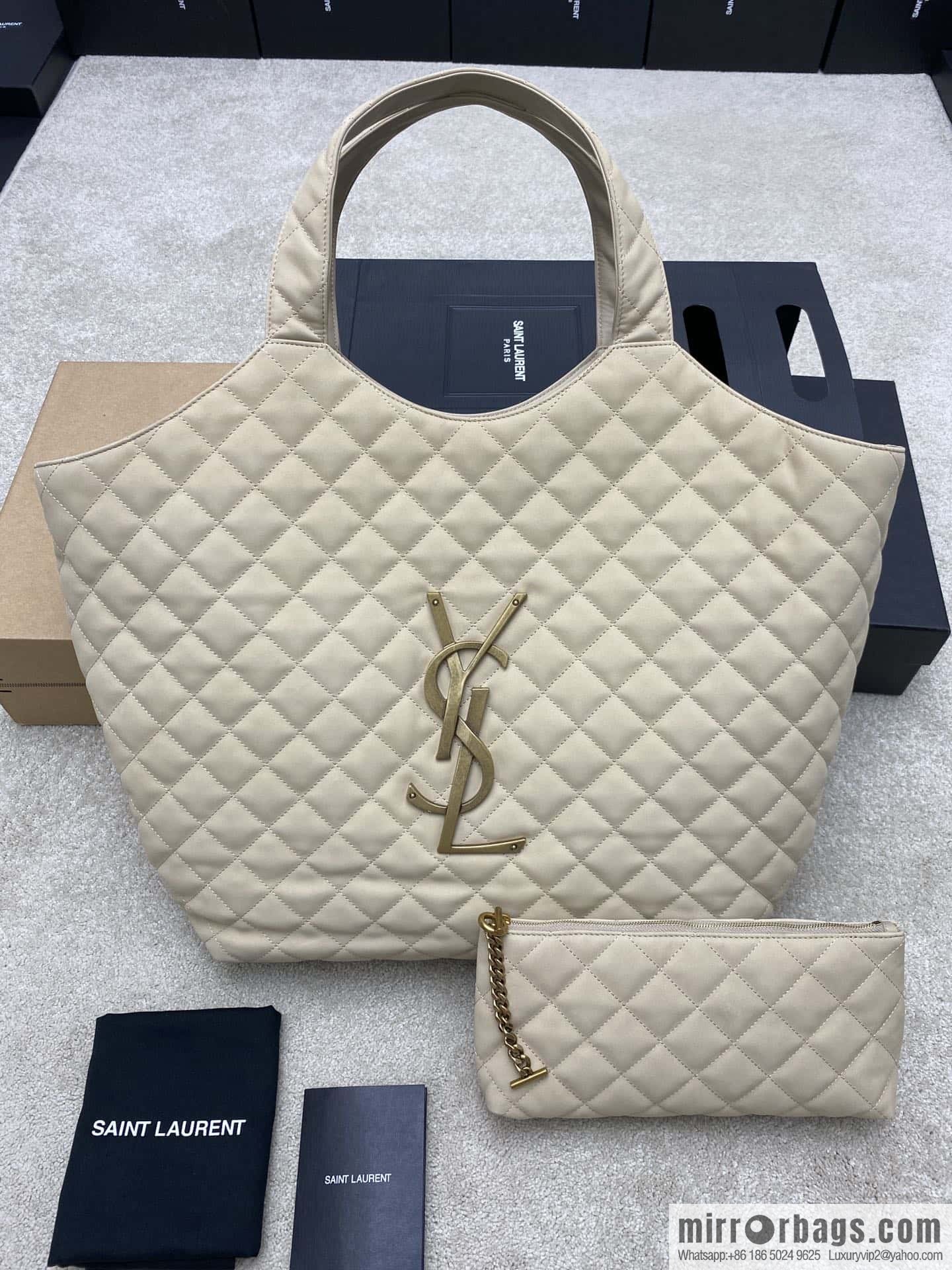 Saint Laurent 22 spring and summer new product launch tote bag model: 698651