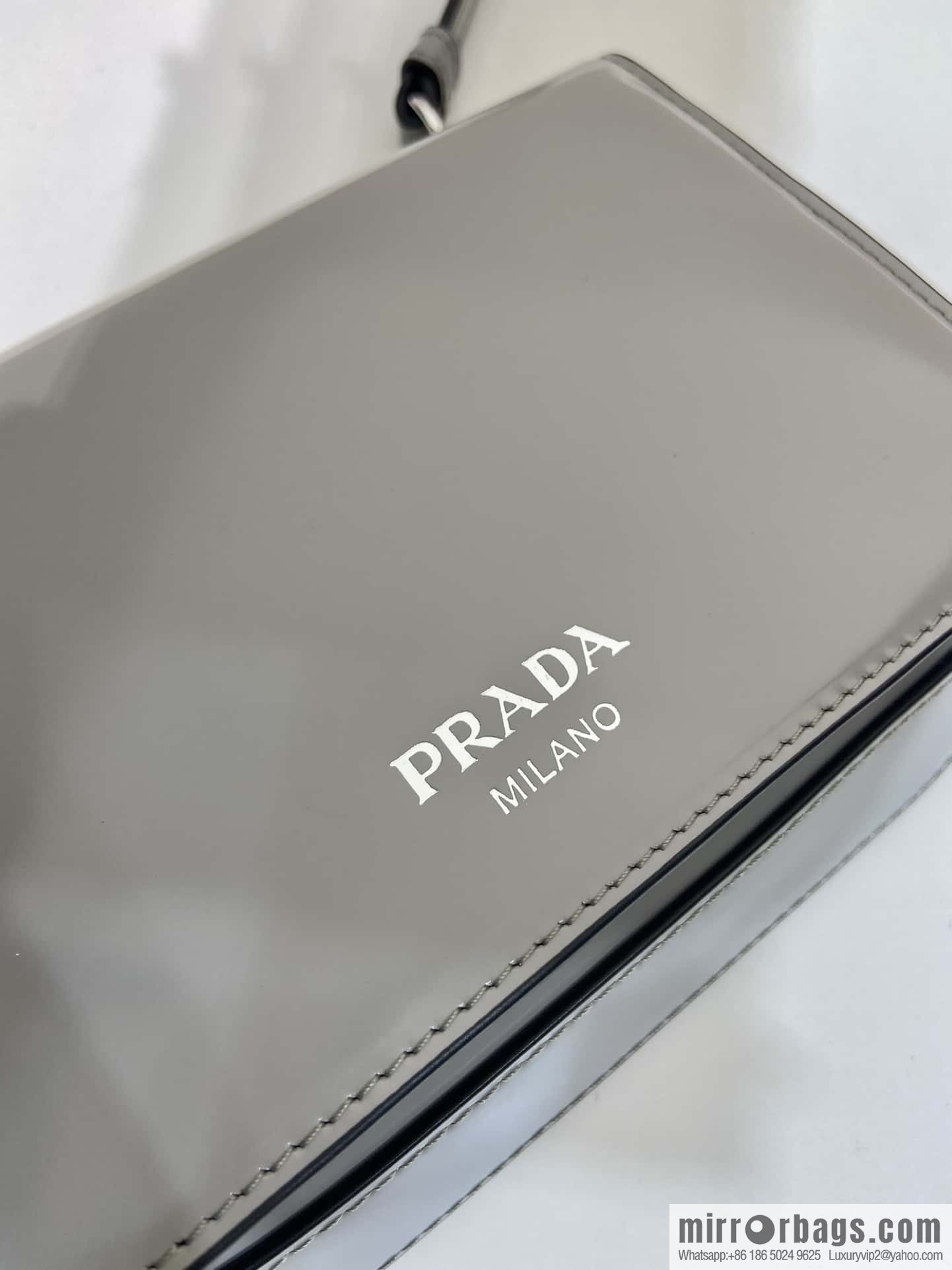 PRADA Prada glossy leather (fabric) Unisex shoulder backpack 2VD061
