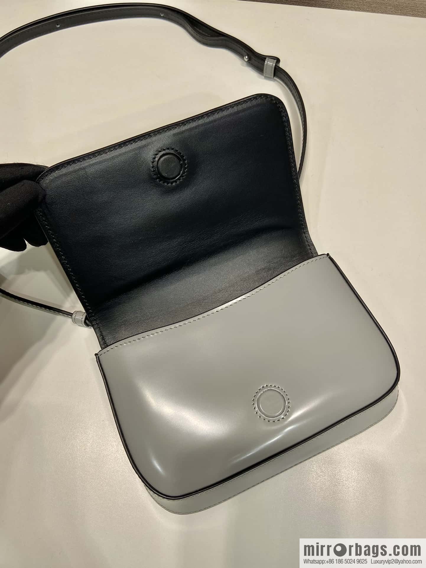PRADA Prada glossy leather (fabric) Unisex shoulder backpack 2VD061
