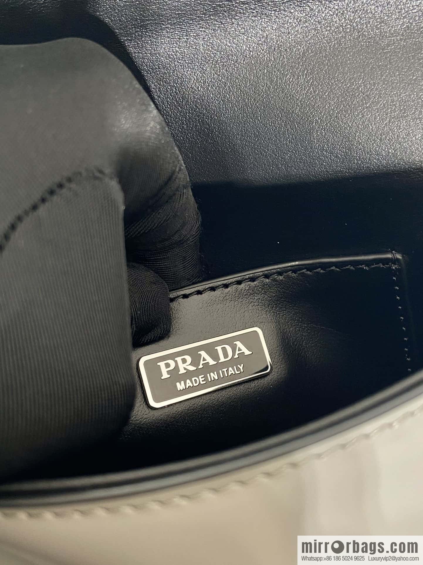 PRADA Prada glossy leather (fabric) Unisex shoulder backpack 2VD061