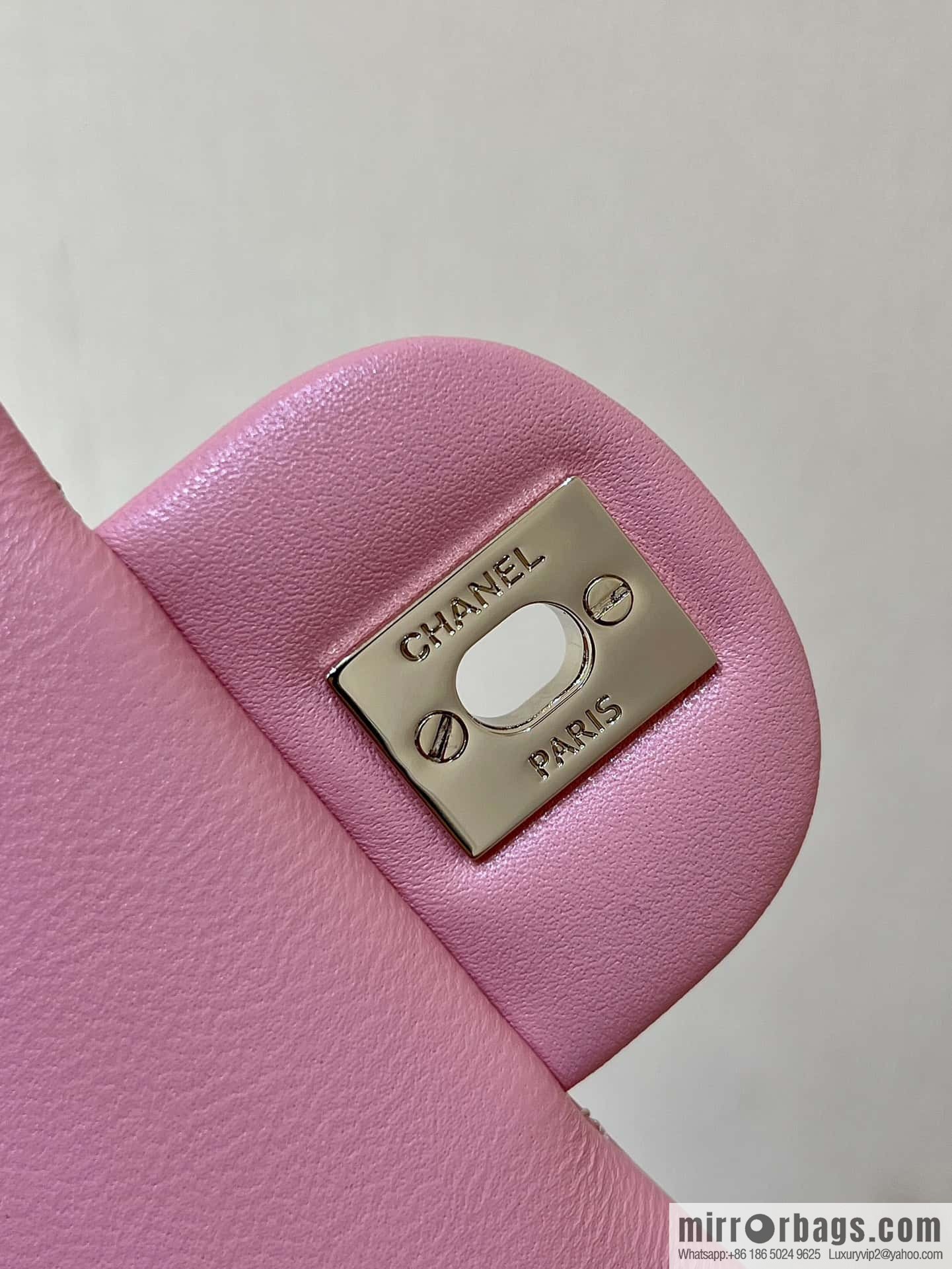 CHANEL classic cf mini handle 20CM AS2431 pink