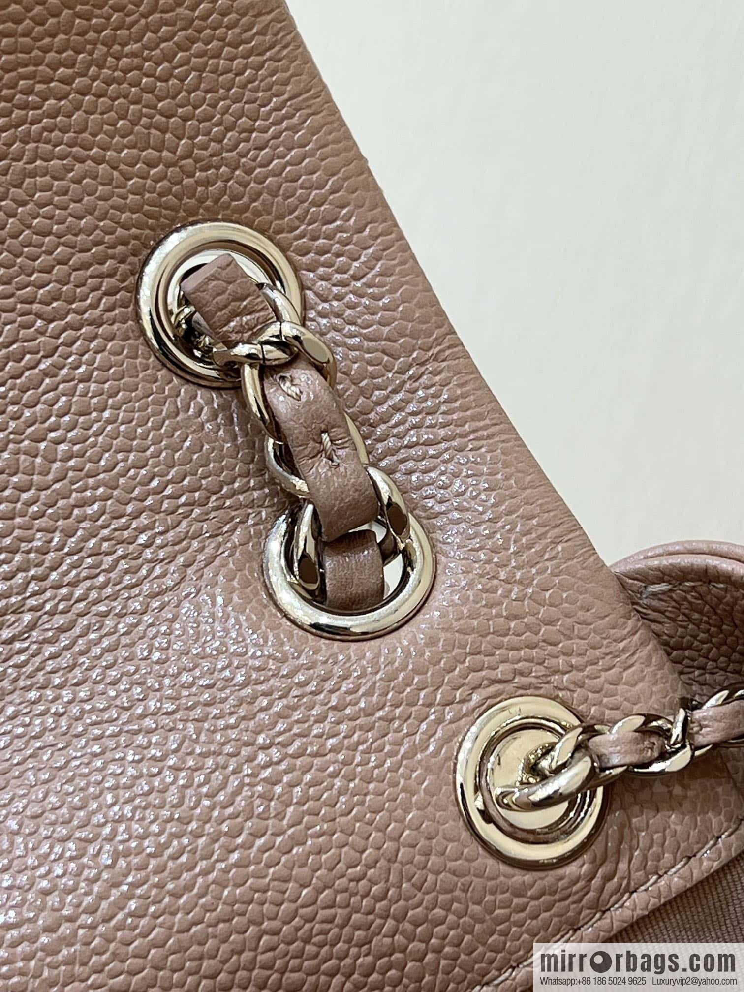 CHANEL 23P spring and summer trailer series, lychee leather duma double backpack AS3787
