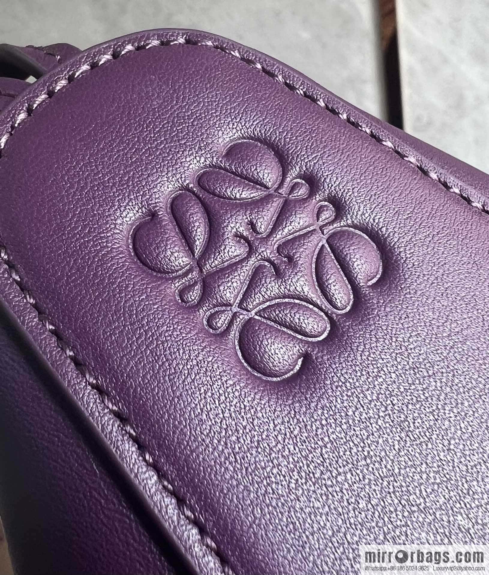 LOEWE new hammock armpit bag 0687 purple