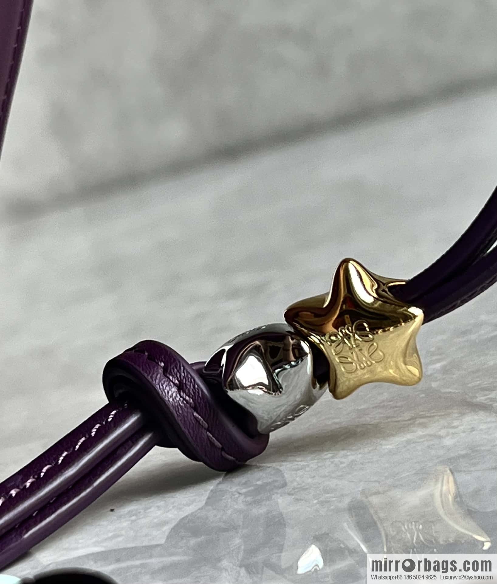 LOEWE new hammock armpit bag 0687 purple