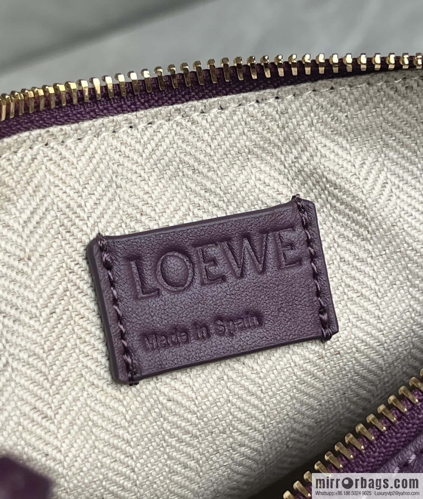 LOEWE new hammock armpit bag 0687 purple