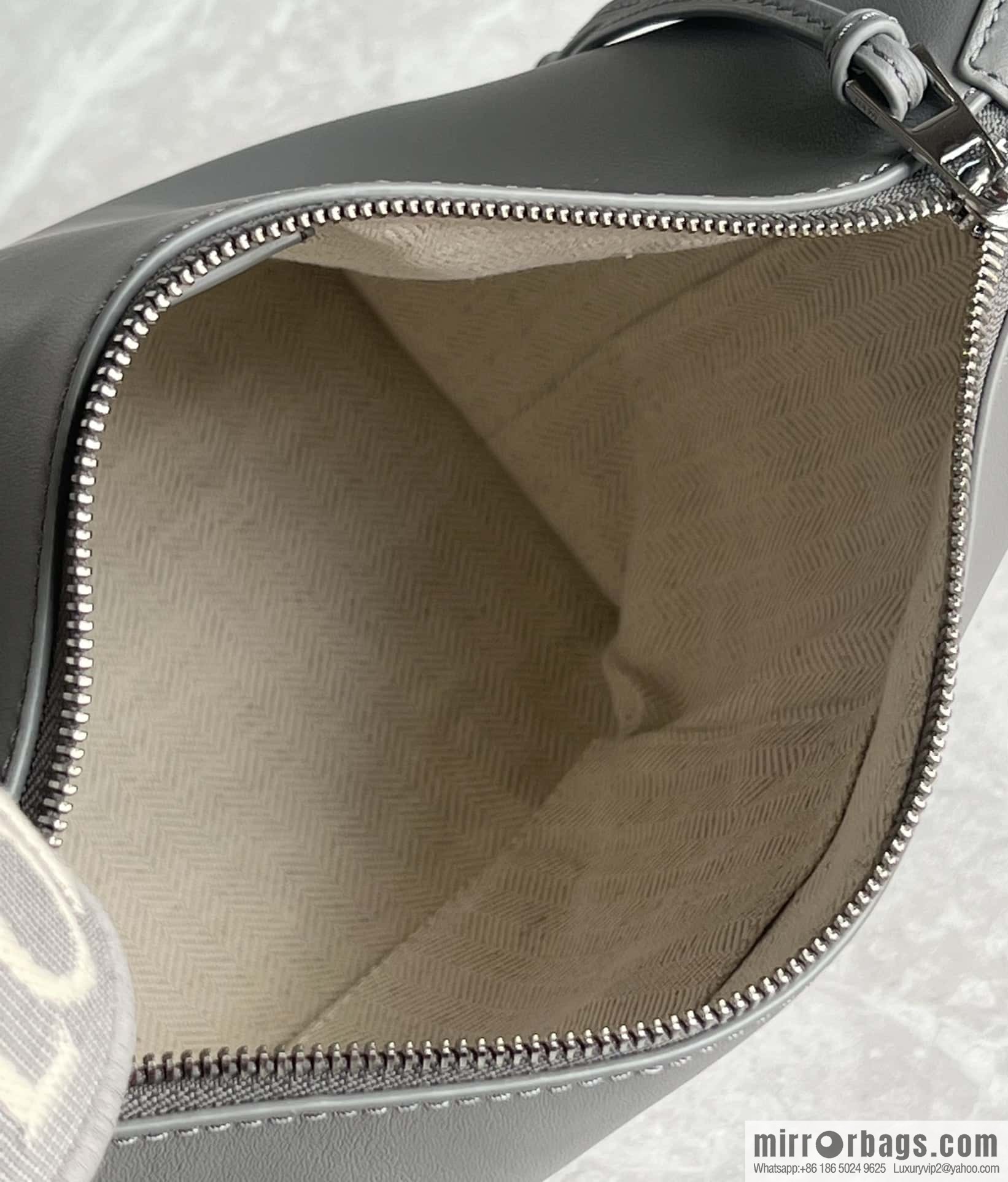 LOEWE Mens Cubi shoulder crossbody bag 0689 grey