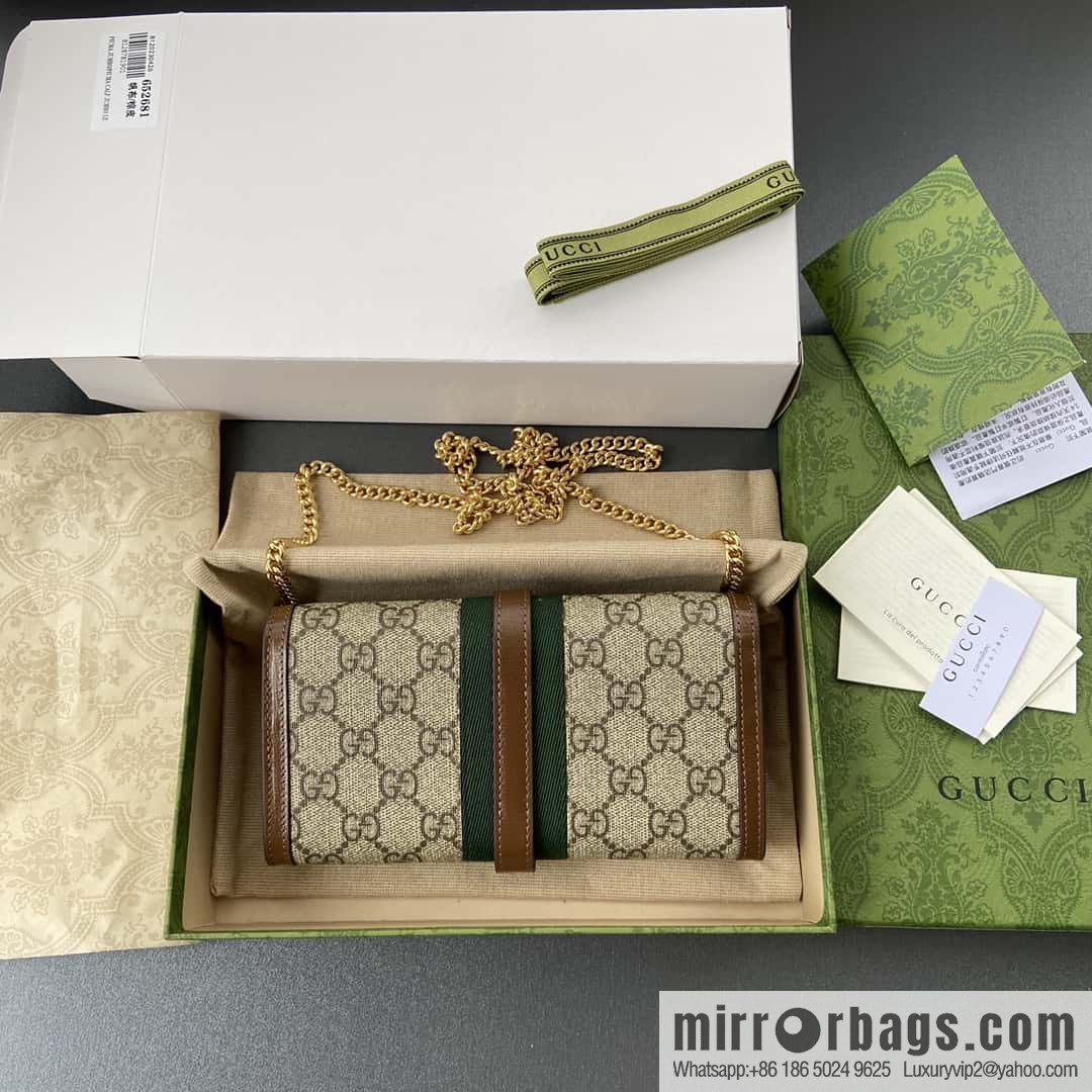 GUCCI Jackie 1961 series chain strap wallet 652681 HUHHG 8565