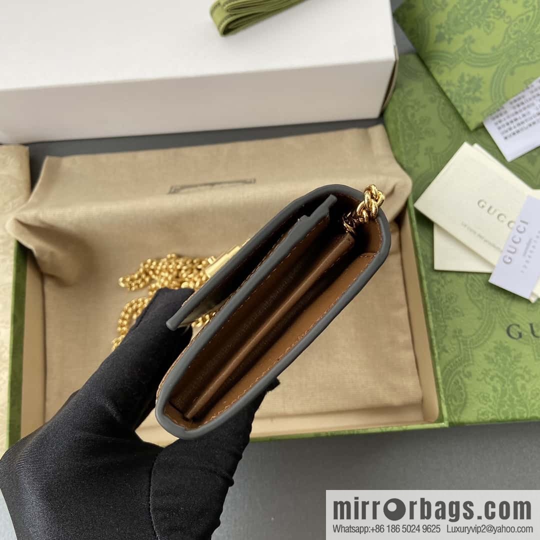 GUCCI Jackie 1961 series chain strap wallet 652681 HUHHG 8565