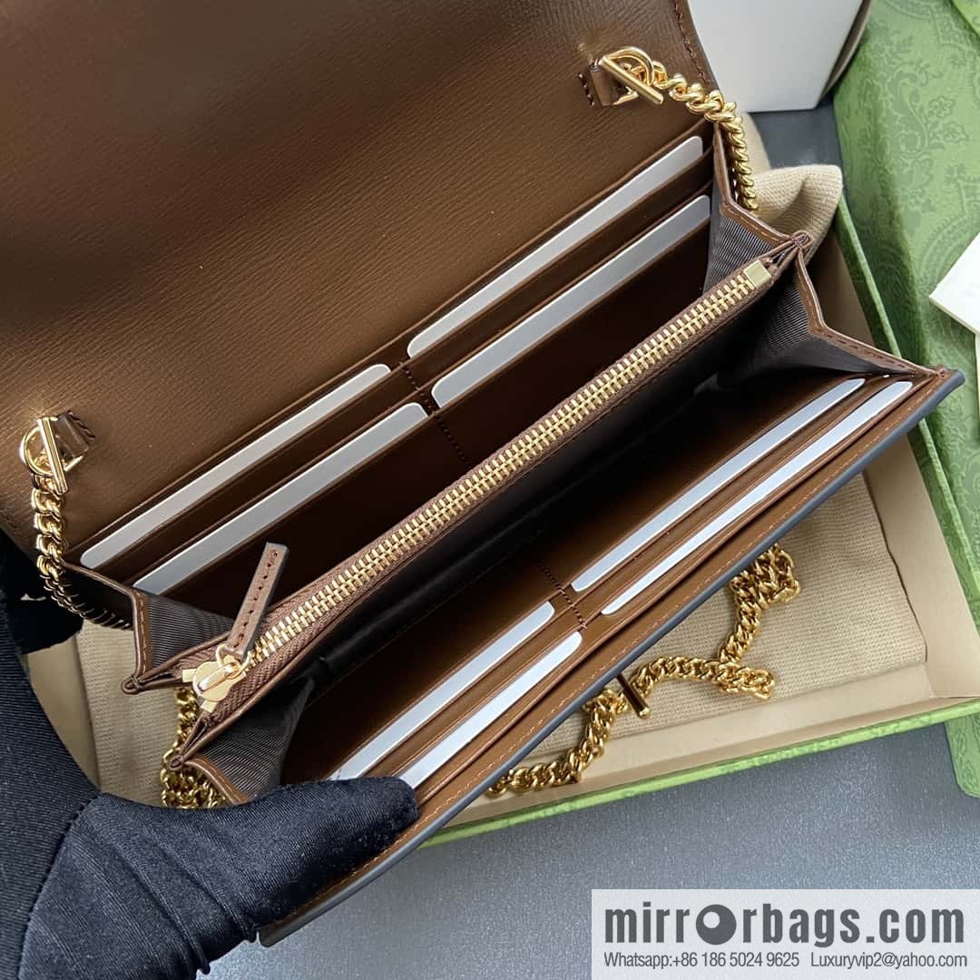 GUCCI Jackie 1961 series chain strap wallet 652681 HUHHG 8565