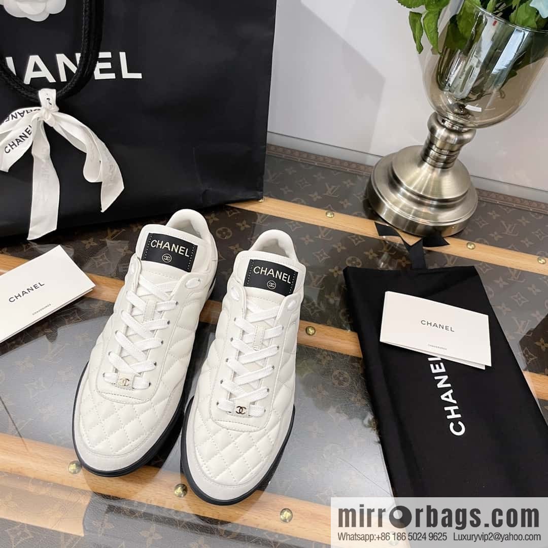 Chanel Chanel Xiaoxiang Spring and summer rhombus football shoes