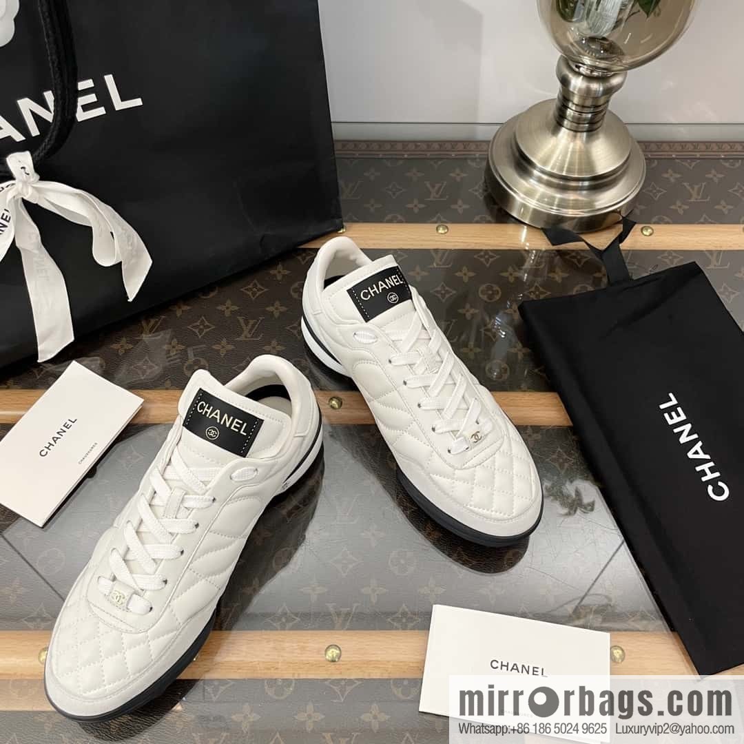 Chanel Chanel Xiaoxiang Spring and summer rhombus football shoes