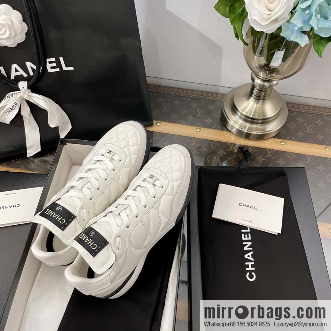 Chanel Chanel Xiaoxiang Spring and summer rhombus football shoes