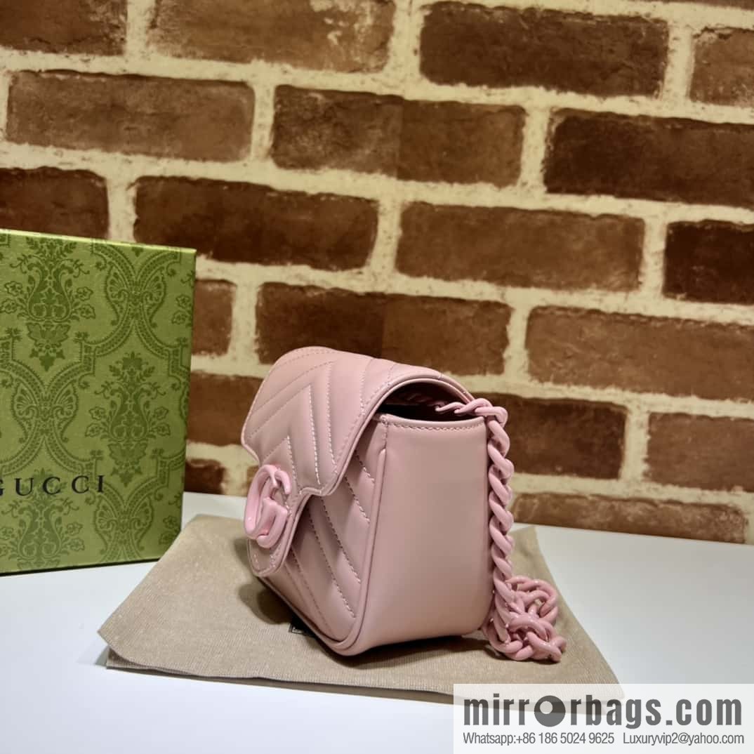 GUCCI Gucci GG Marmont Series Quilted Fanny Packs 739599