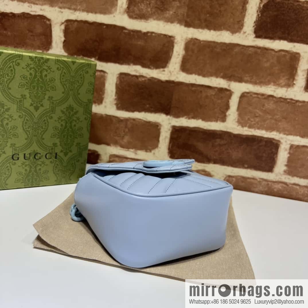 GUCCI Gucci GG Marmont Series Quilted Fanny Packs 739599
