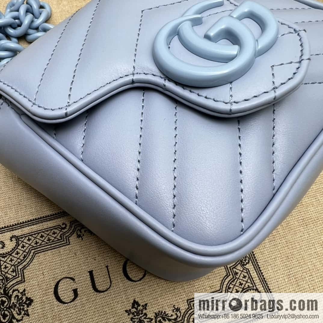 GUCCI Gucci GG Marmont Series Quilted Fanny Packs 739599