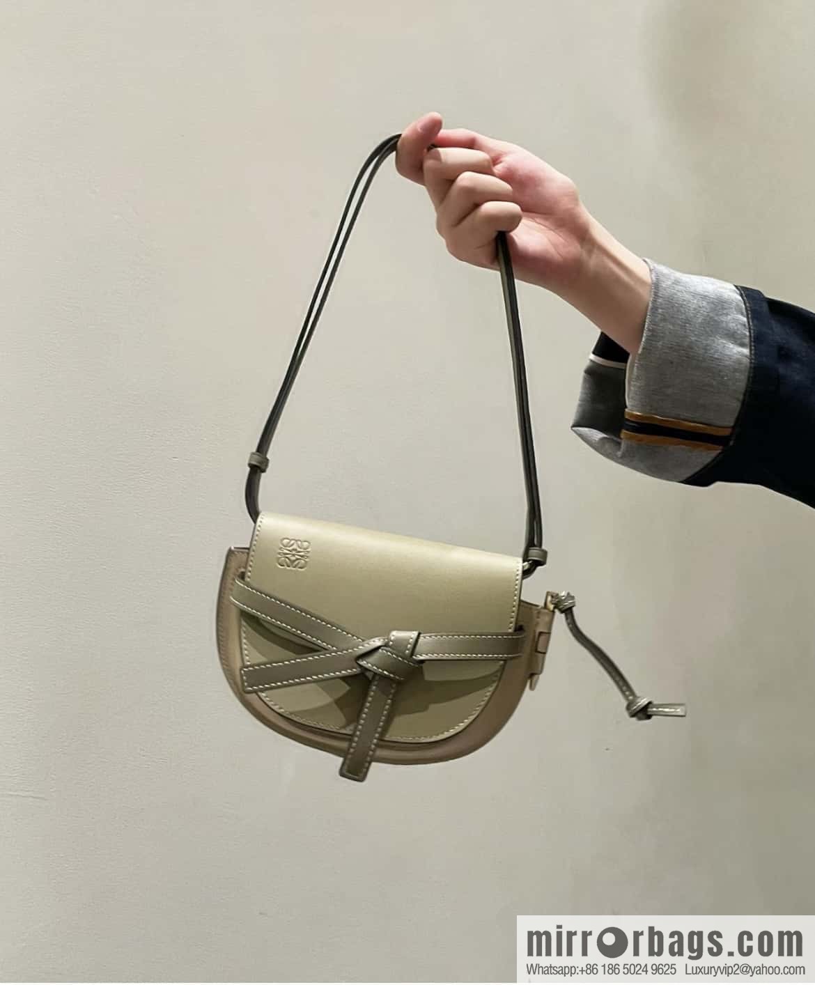 LOEWE modified saddle bag MiniGateDual handbag 0328