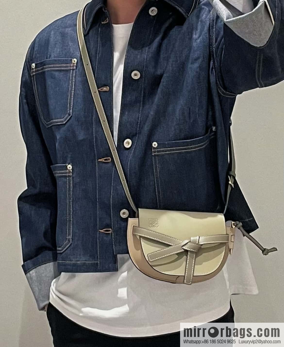 LOEWE modified saddle bag MiniGateDual handbag 0328