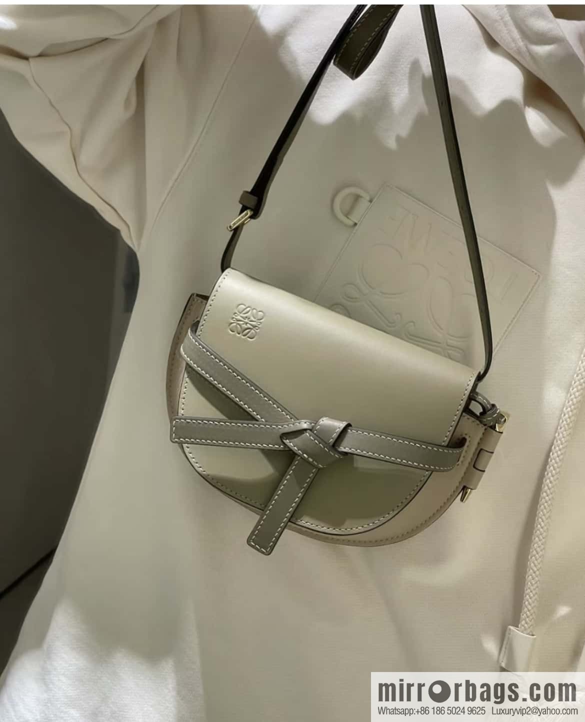 LOEWE modified saddle bag MiniGateDual handbag 0328