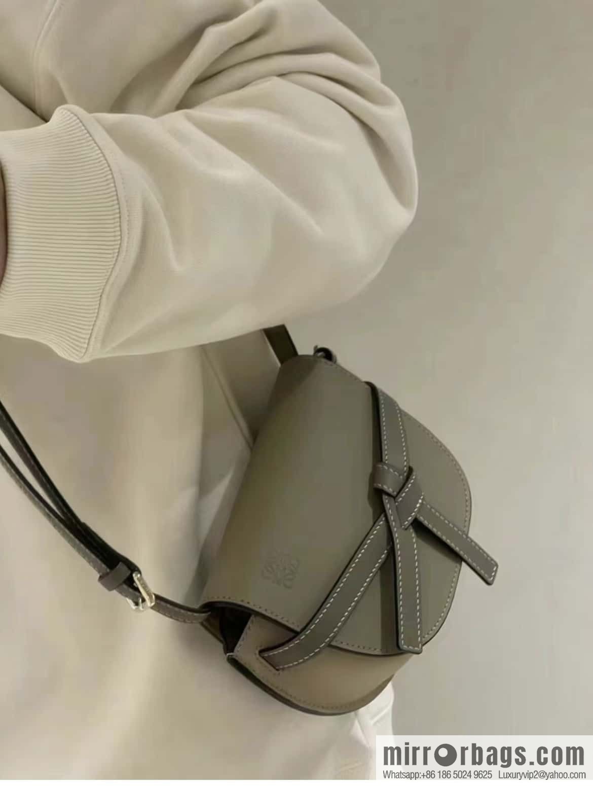 LOEWE modified saddle bag MiniGateDual handbag 0328