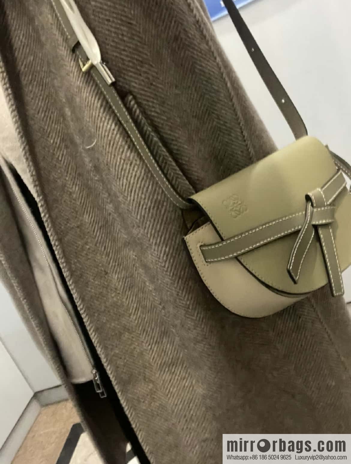 LOEWE modified saddle bag MiniGateDual handbag 0328