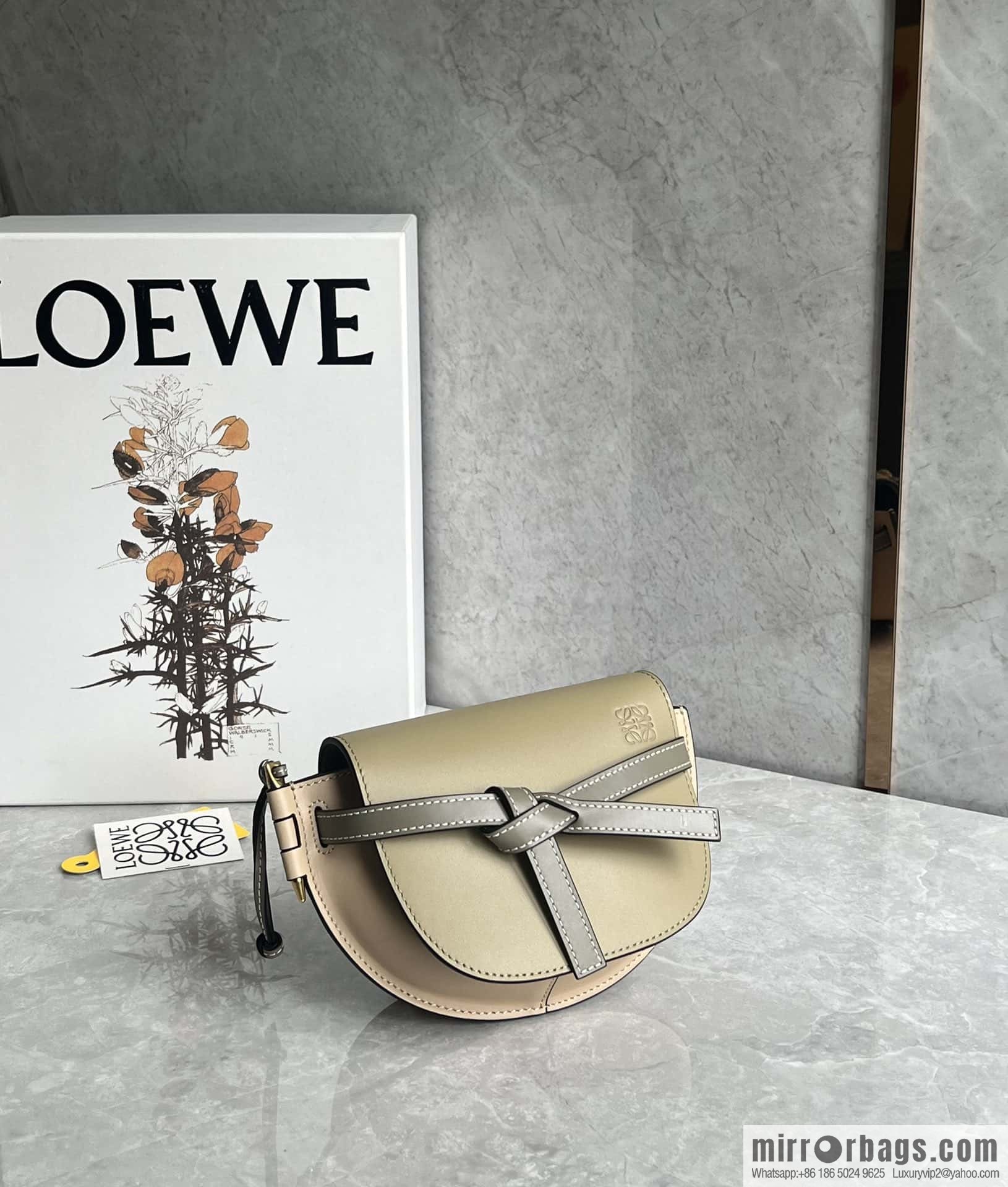 LOEWE modified saddle bag MiniGateDual handbag 0328
