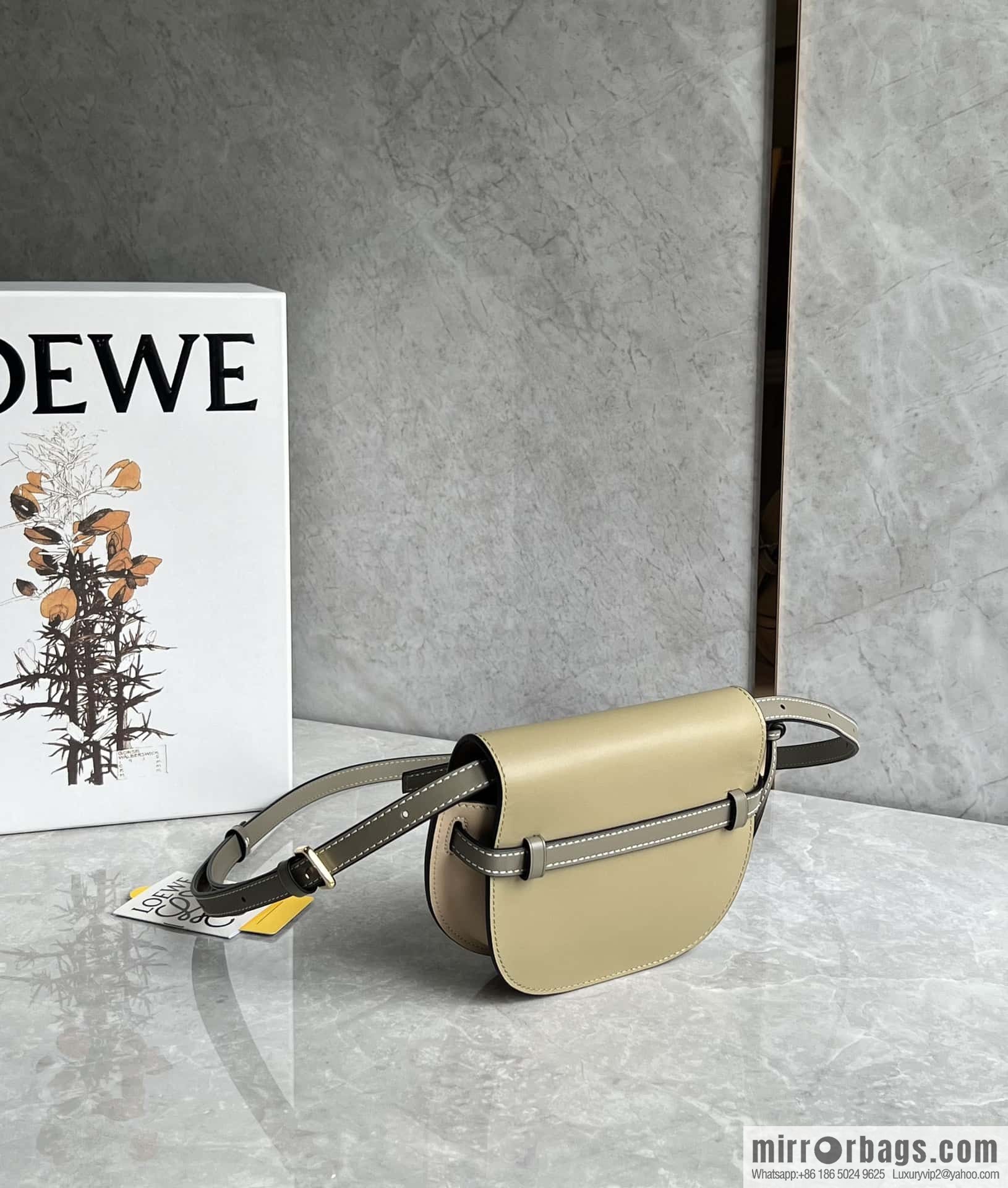 LOEWE modified saddle bag MiniGateDual handbag 0328