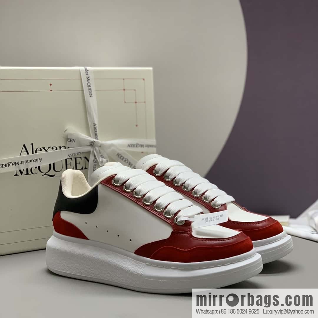 Alexander McQueen Alexander McQueen White Red Black Unisex Sneakers