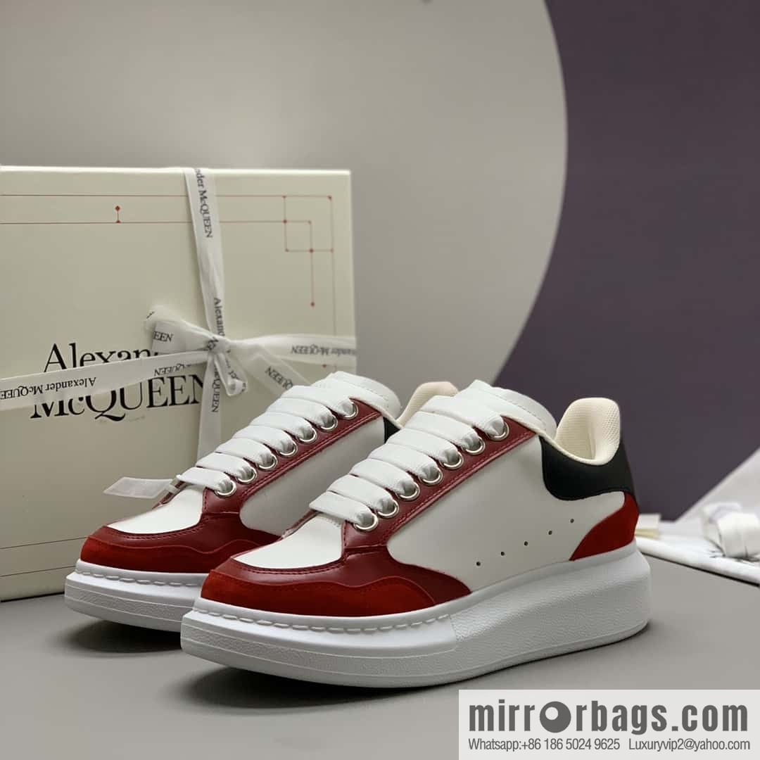 Alexander McQueen Alexander McQueen White Red Black Unisex Sneakers