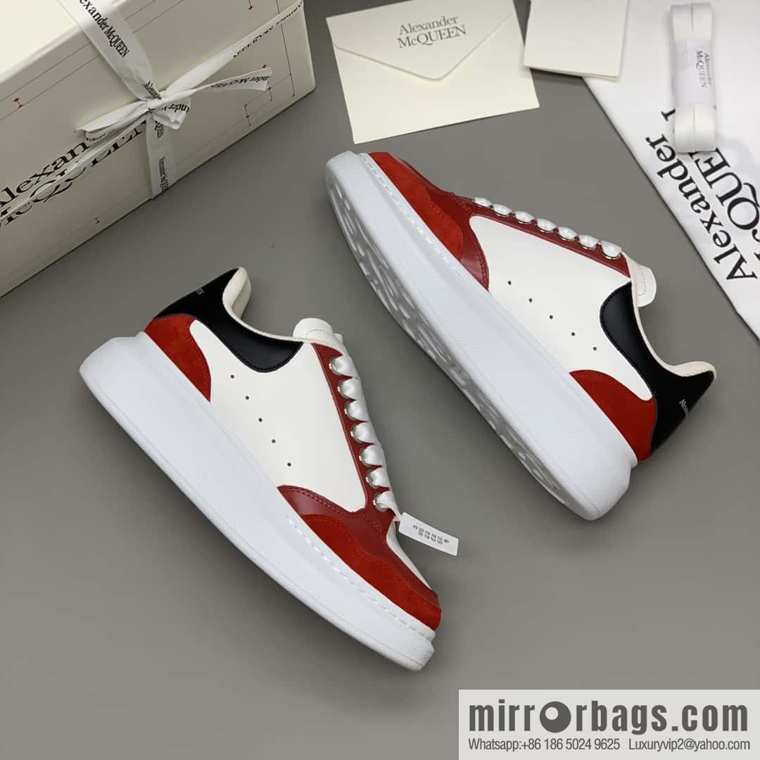 Alexander McQueen Alexander McQueen White Red Black Unisex Sneakers