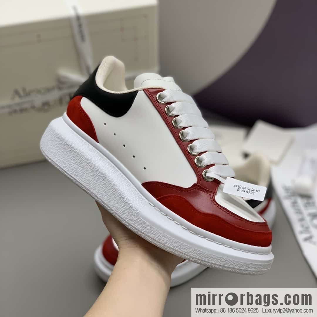 Alexander McQueen Alexander McQueen White Red Black Unisex Sneakers