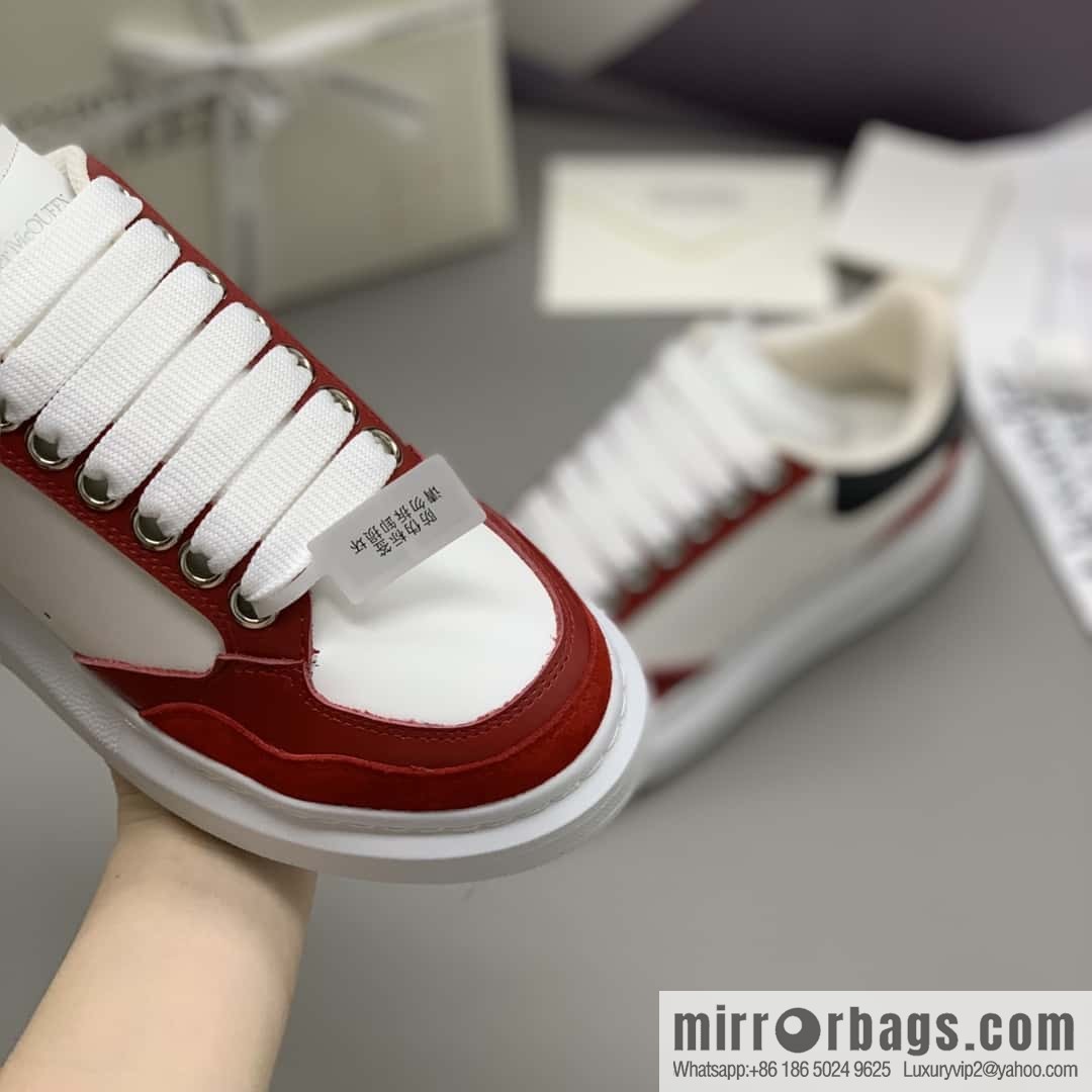 Alexander McQueen Alexander McQueen White Red Black Unisex Sneakers
